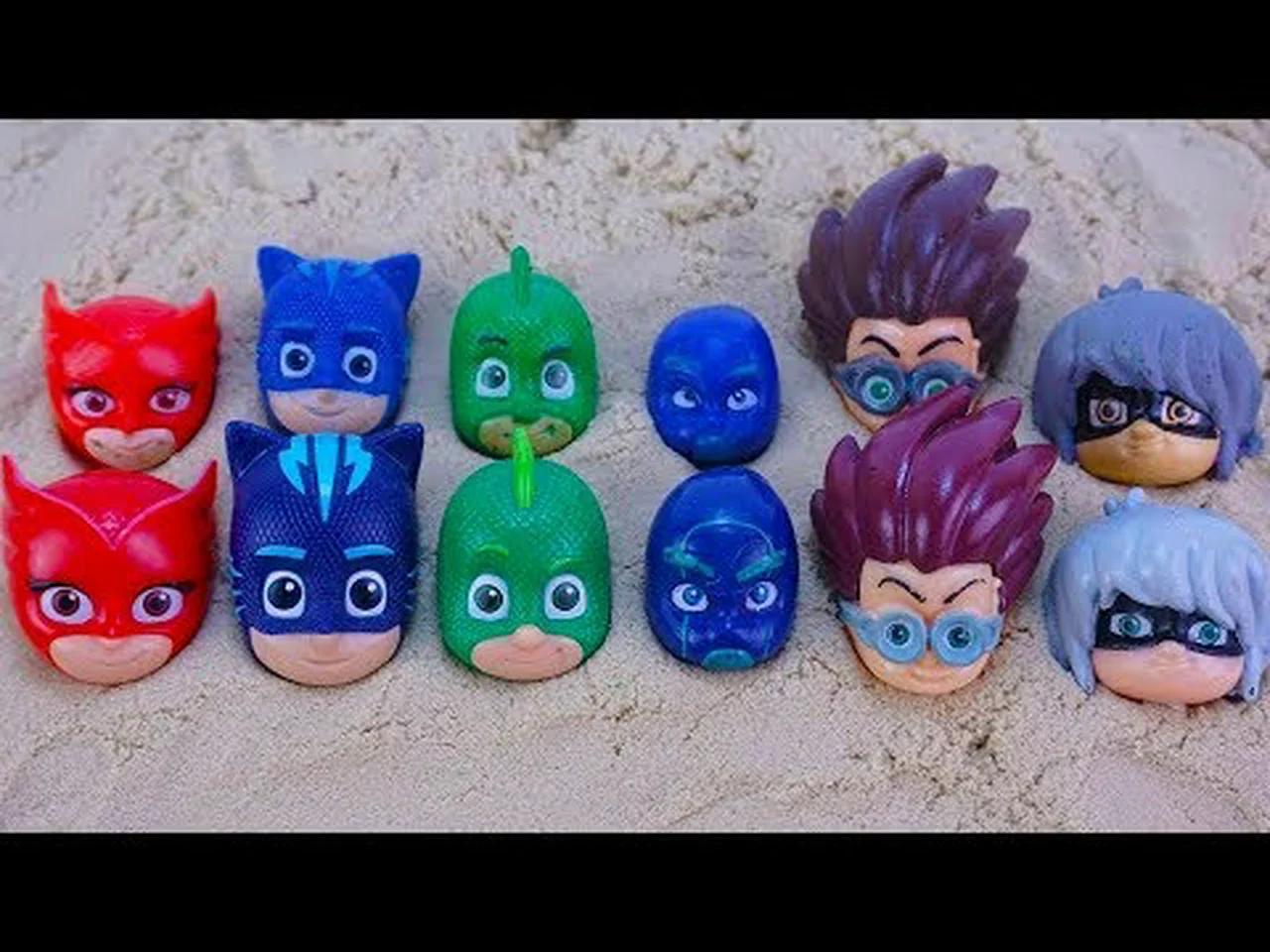 PJ Masks Wrong Bodies Learn Colors in Sand, Toys for kids