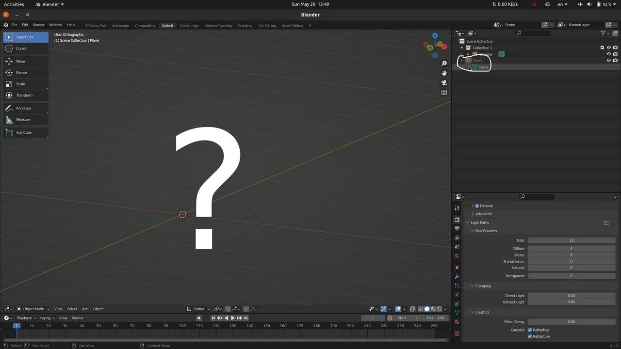 Blender Tip Find Hidden Objects