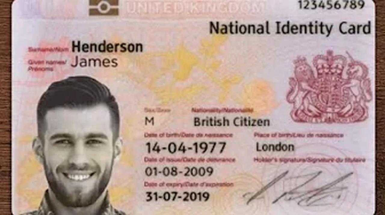 Id uk. United Kingdom National Identity Card. National ID Card uk. Британская ID карта. ID Card в Англии.
