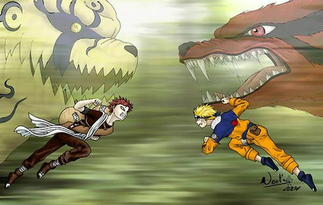 La Pelea De Naruto Con Gara