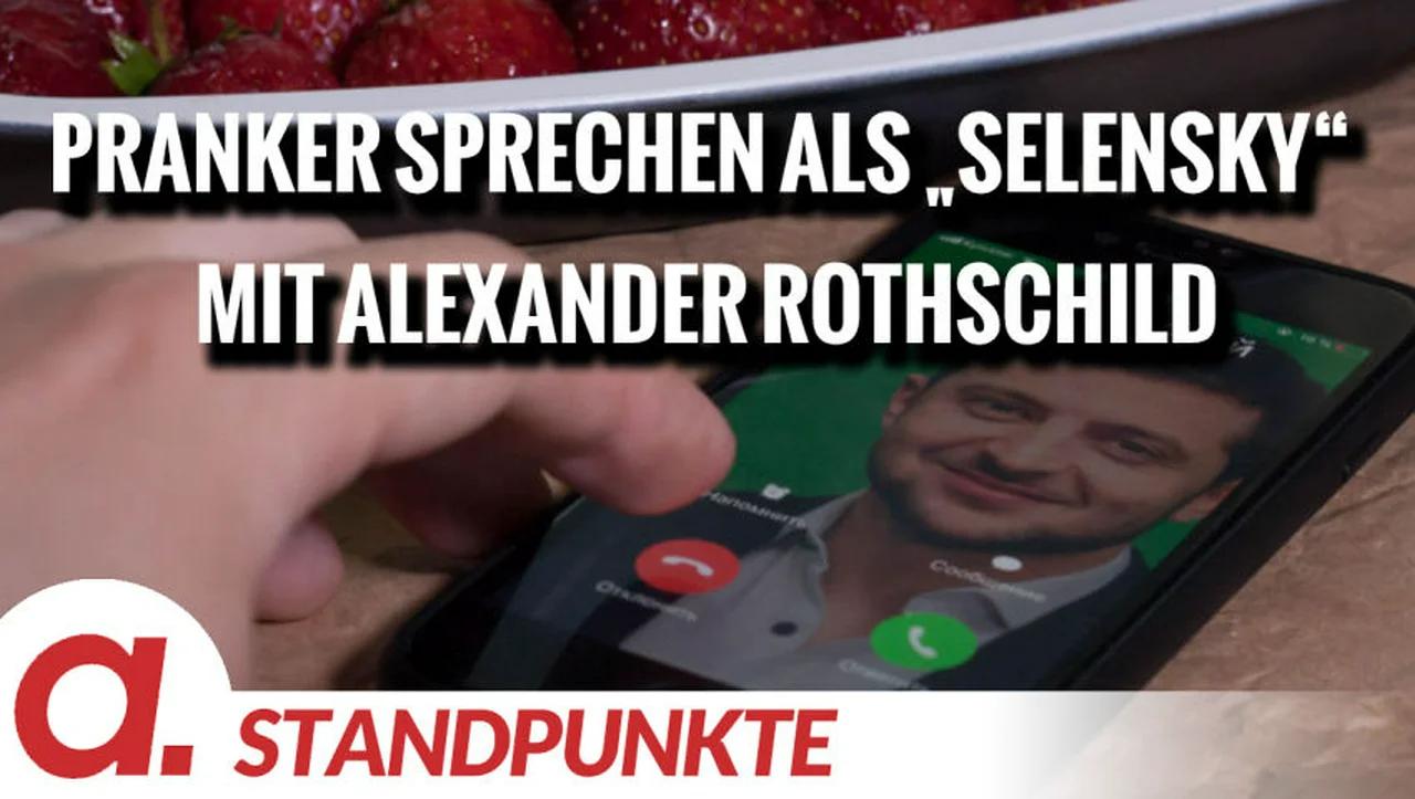 ⁣Die russischen Pranker sprechen als „Selensky“ mit Alexander Rothschild | Von Thomas R&o