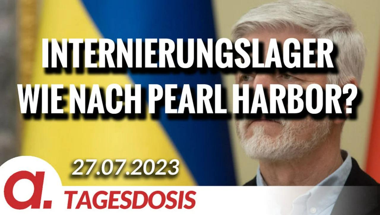 ⁣Internierungslager wie nach Pearl Harbor 1941? | Von Wolfgang Effenberger