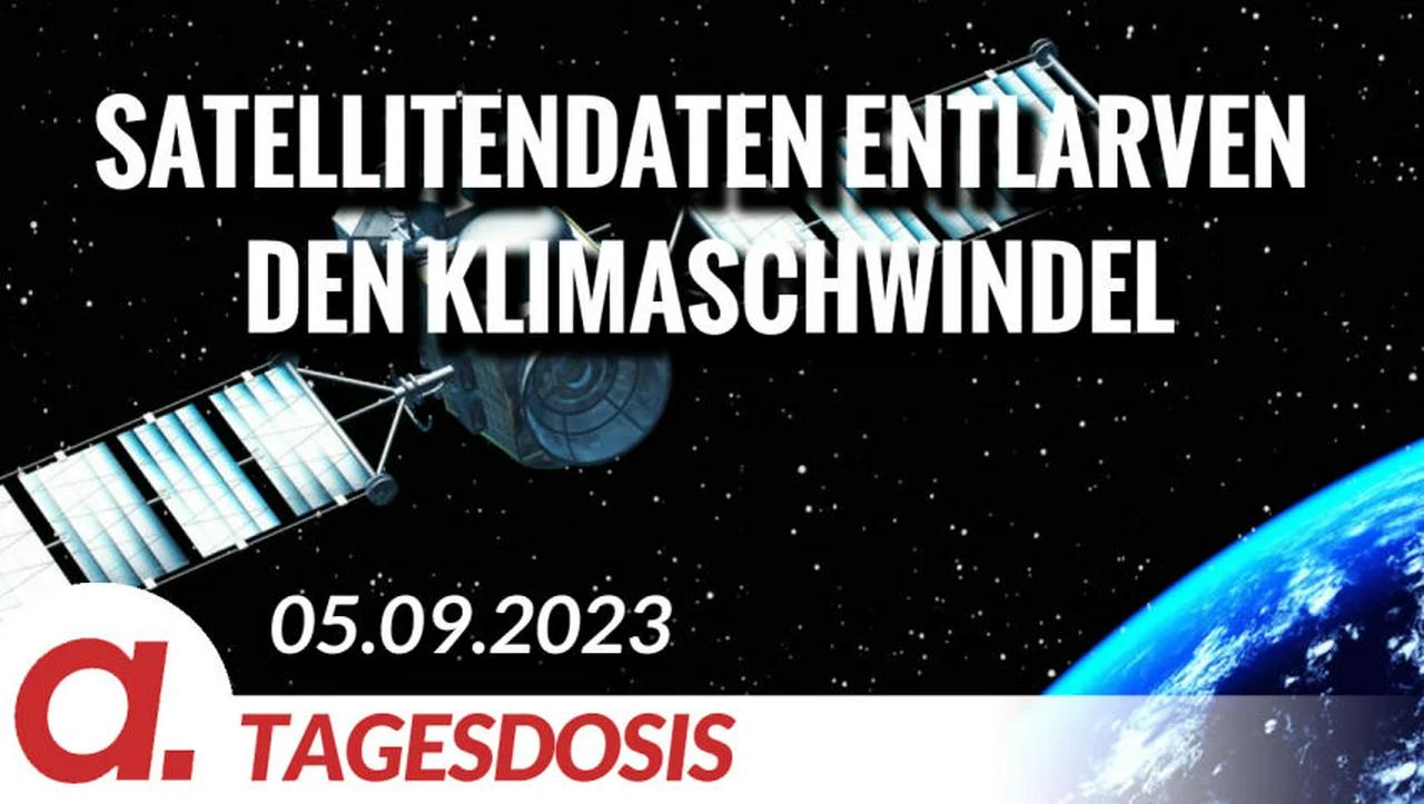 ⁣Erdtemperatur-Satellitendaten von 1979 - 2023 entlarven erneut den Klimaschwindel | Von V. Fuchs