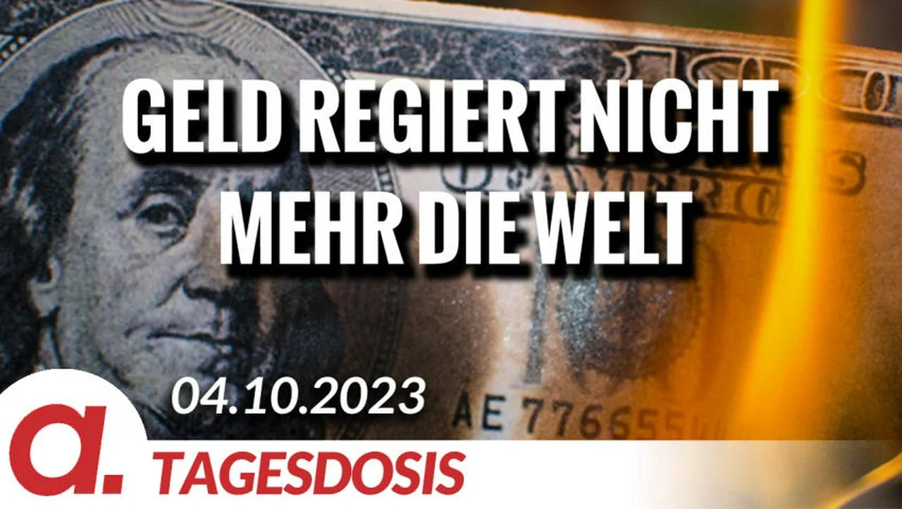 ⁣Geld regiert nicht mehr die Welt | Von Hans-Jürgen Geese