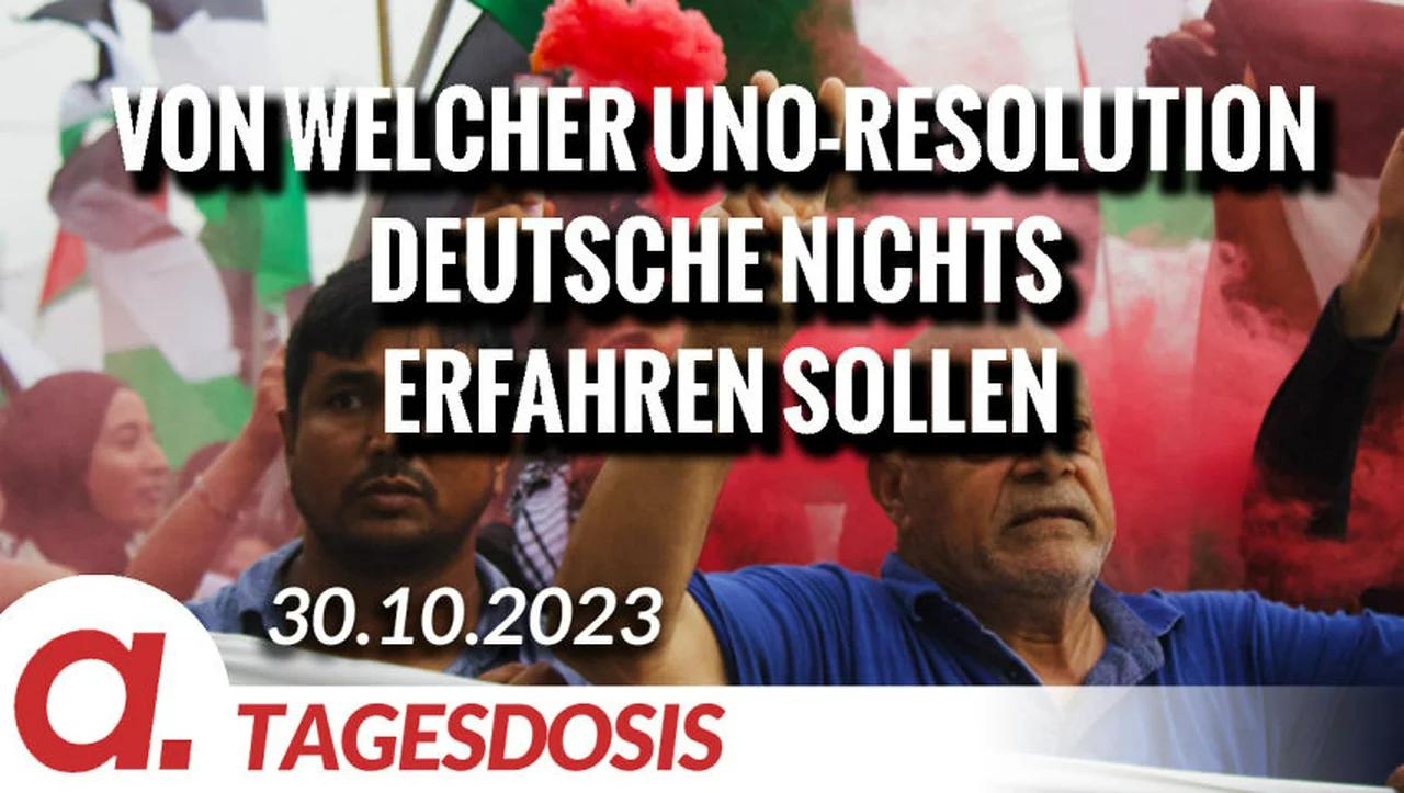 ⁣Von welcher UNO-Resolution Deutsche möglichst nichts erfahren sollen | Von Thomas Röper