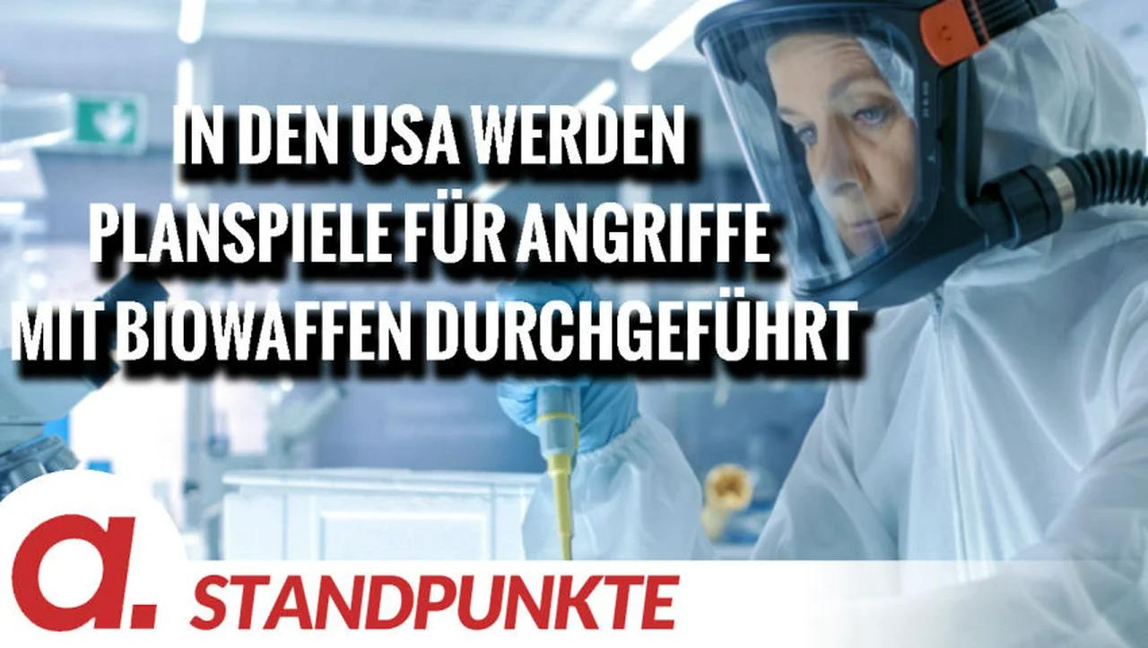 ⁣In den USA werden Planspiele für Angriffe mit Biowaffen durchgeführt | Von Thomas Röp