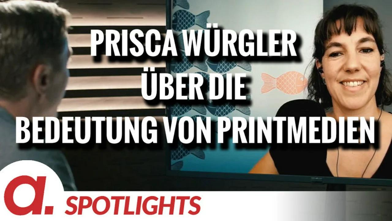 ⁣Spotlight: Prisca Würgler über die Bedeutung von Printmedien und die Macht der Konzernmedi