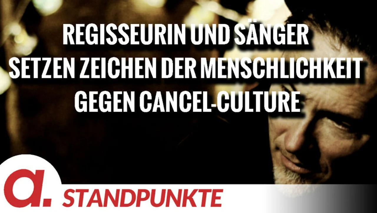 ⁣Regisseurin und Sänger setzen Zeichen der Menschlichkeit gegen Cancel-Culture | Von Norbert H&a