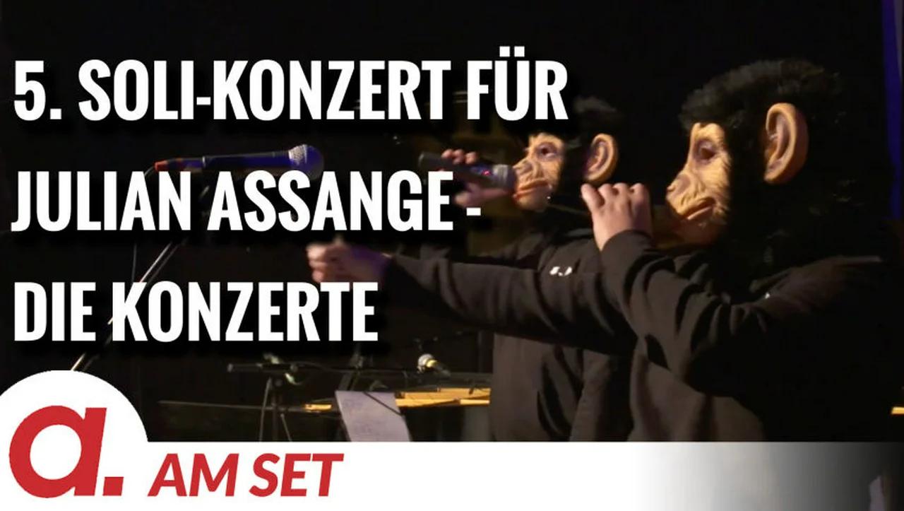 ⁣Am Set: 5. Solidaritätskonzert für Julian Assange – Die Musik (Teil 3)