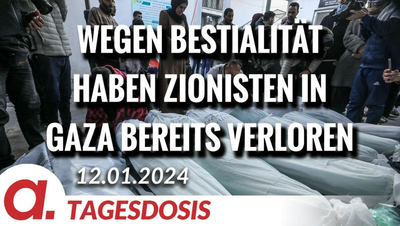 ⁣Wegen Bestialität haben Zionisten in Gaza bereits verloren | Von Rainer Rupp