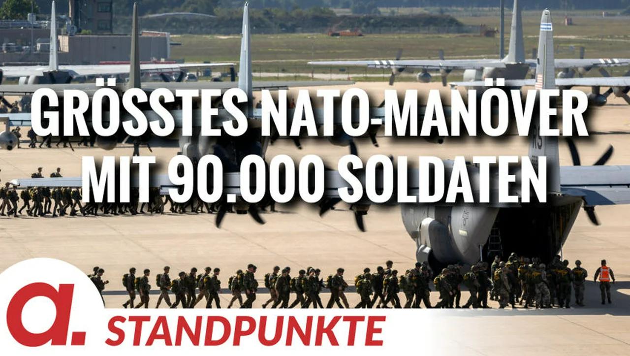 ⁣Die NATO führt das größte Manöver seit 1988 mit 90.000 Soldaten durch | Von Tho