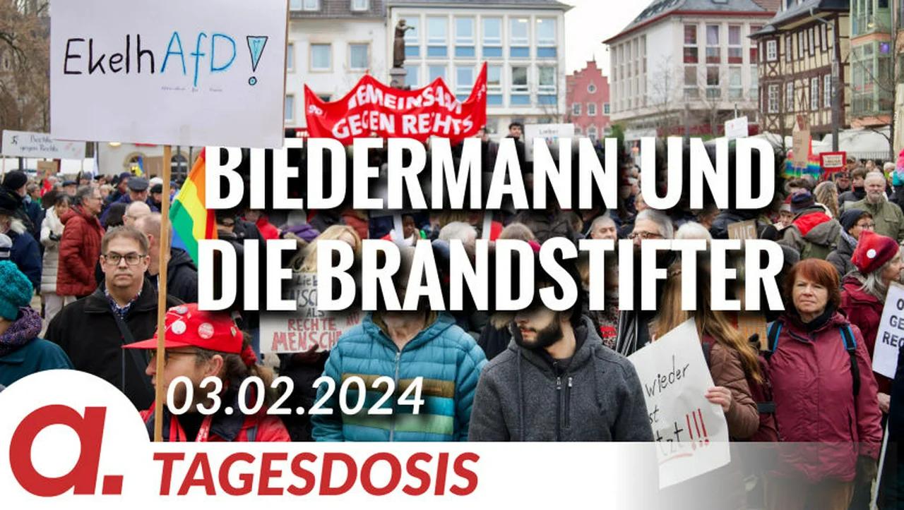 ⁣Biedermann und die Brandstifter | Von Hermann Ploppa