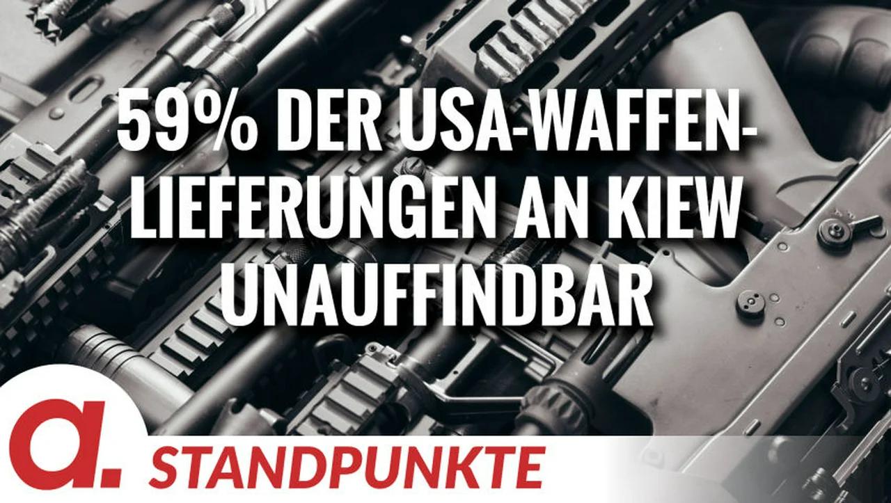 ⁣59% der von den USA an Kiew gelieferten Waffen sind unauffindbar | Von Thomas Röper