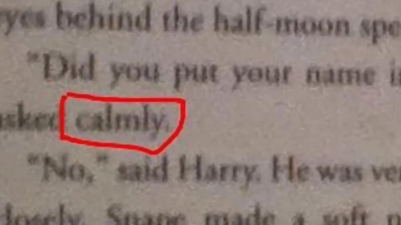 calmly