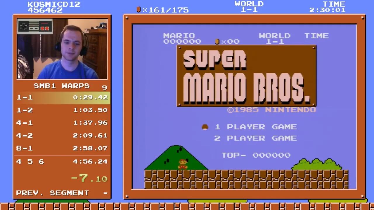 Super Mario Bros Speedrun In 4 55 913