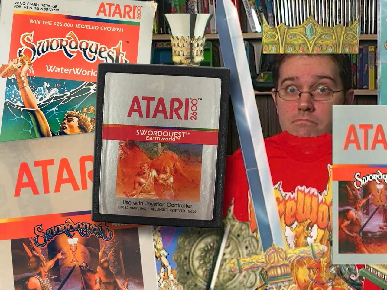 Sword Quest Atari 2600 Angry Video Game Nerd AVGN Episode 88 sword-quest-atari-2600-angry-video-game-nerd-avgn-episode-88