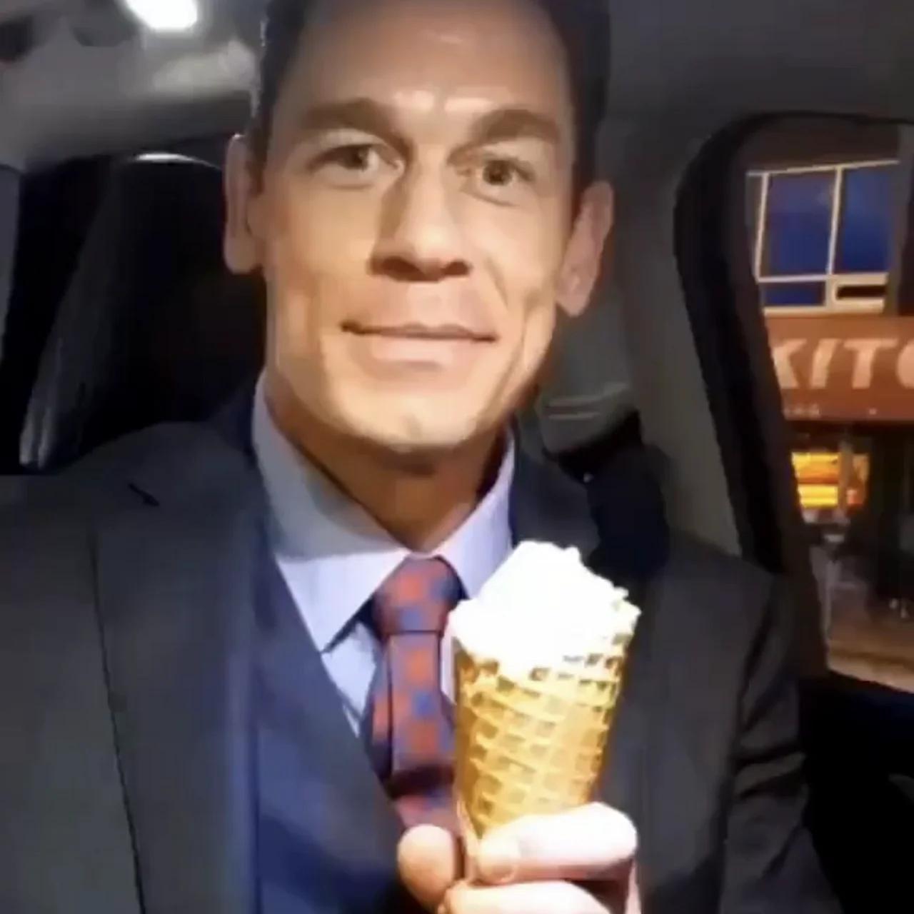 John Cena Loves Ice Cream As Much China