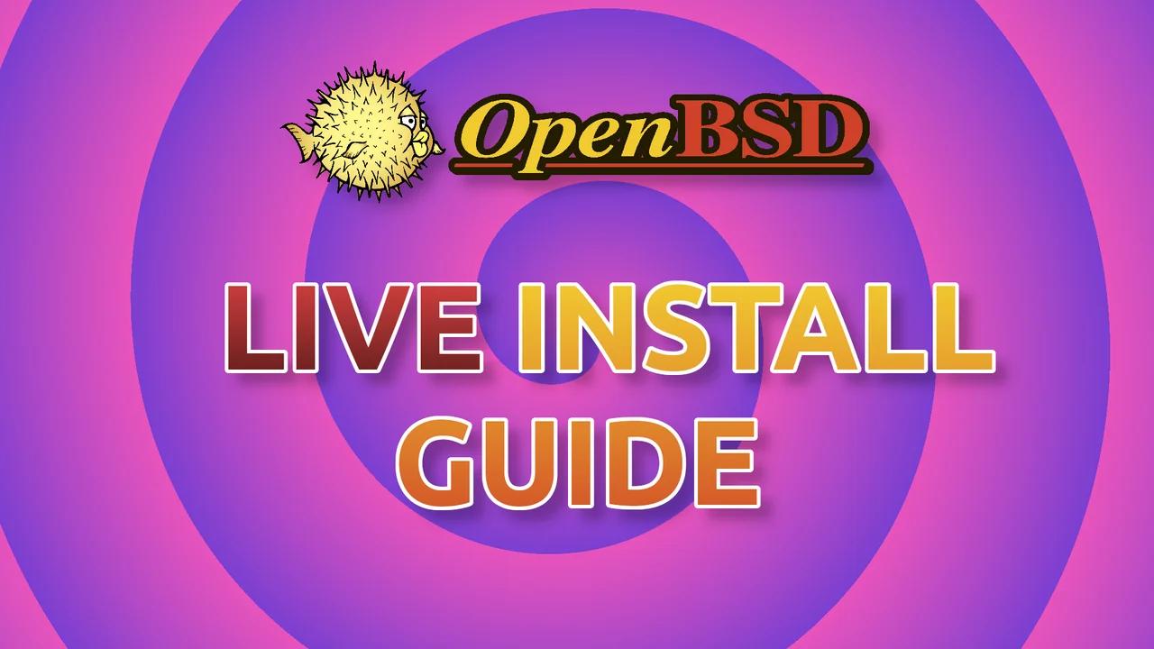 Installing OpenBSD & Getting Wifi Working LIVE