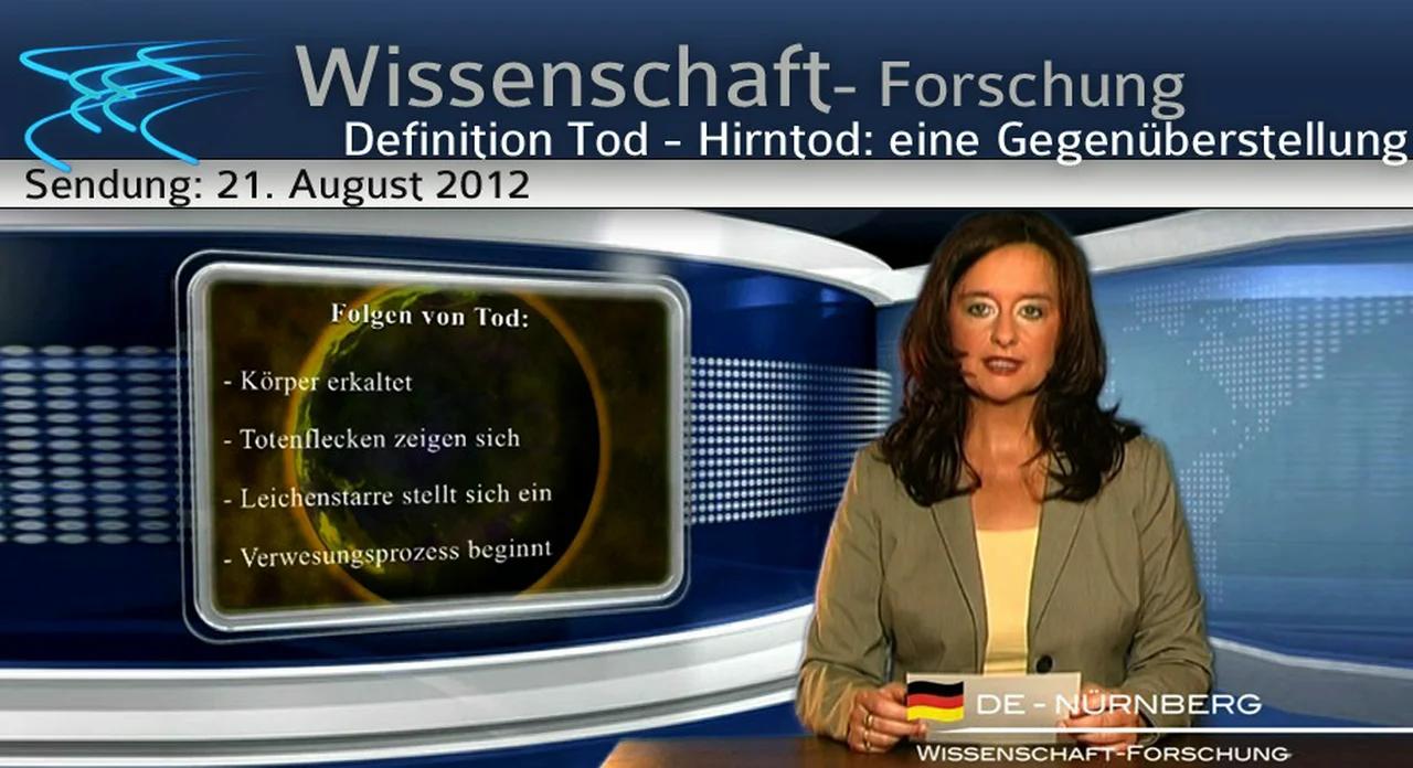 Definition Tod Hirntod eine Gegenüberstellung 21. August 2012