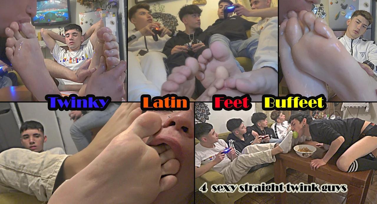 Str8crushfeet - Twinky Latin feet Buffet