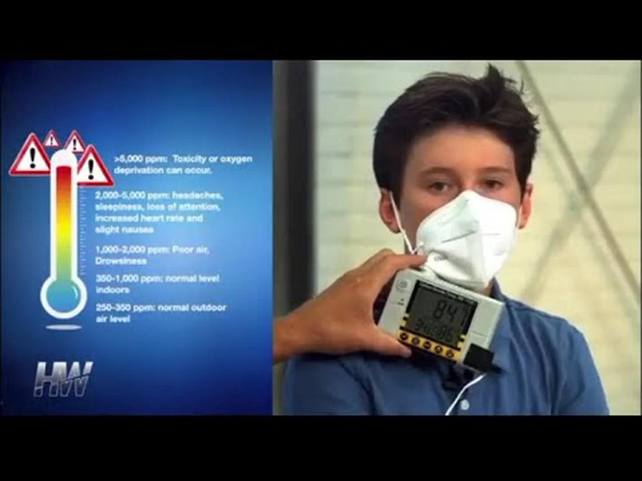 Proof that wearing Masks elevate CO2 to TOXIC LEVELS