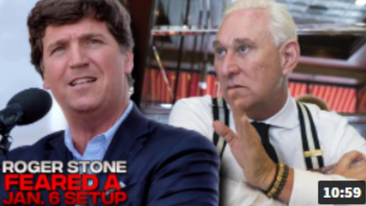 ROGER STONE TELLS TUCKER CARLSON OF SECRET SERVICE ENTRAPMENT PLOT