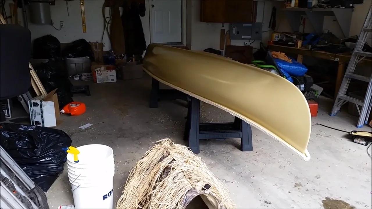 Painting a 14' Fiberglass Canoe