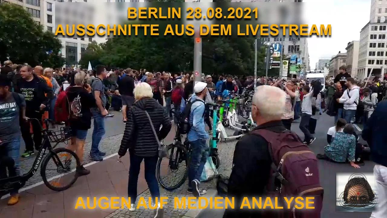 ⁣BERLIN 28.08.2021 AUSSCHNITTE AUS DEM LIVESTREAM