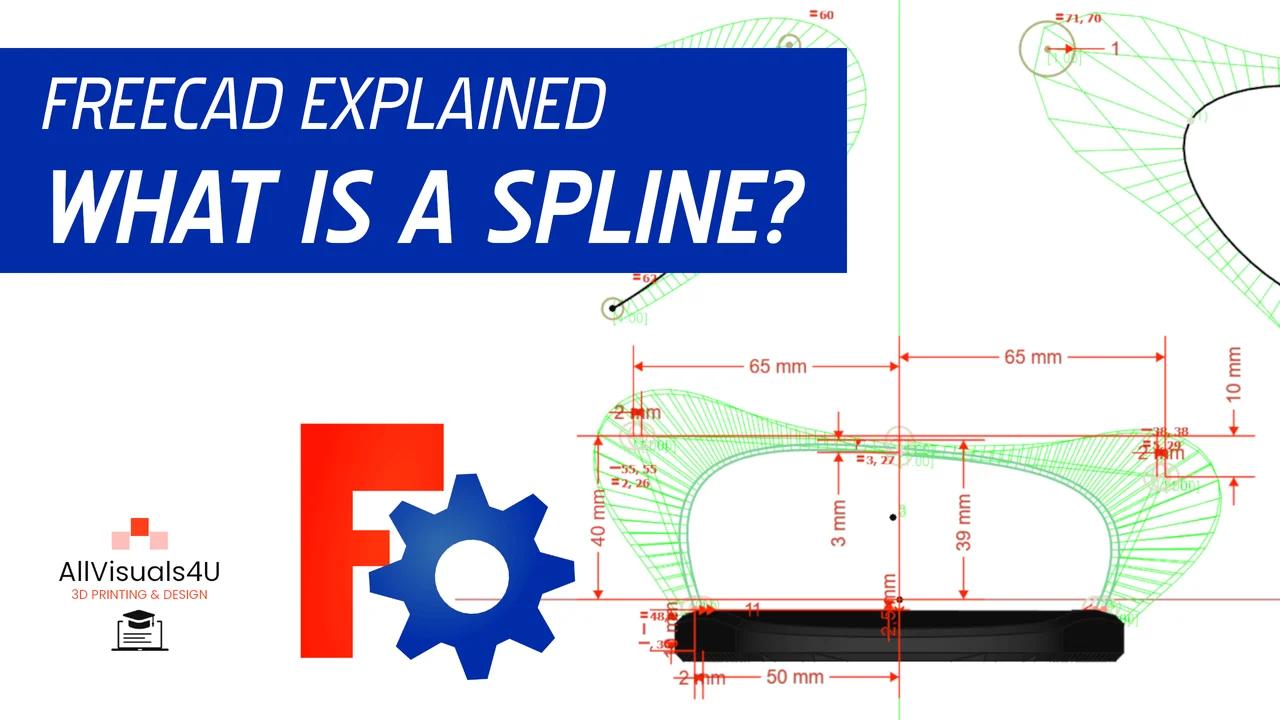 💡 What Is A Spline? FreeCAD Spline Tutorial FreeCAD Explained