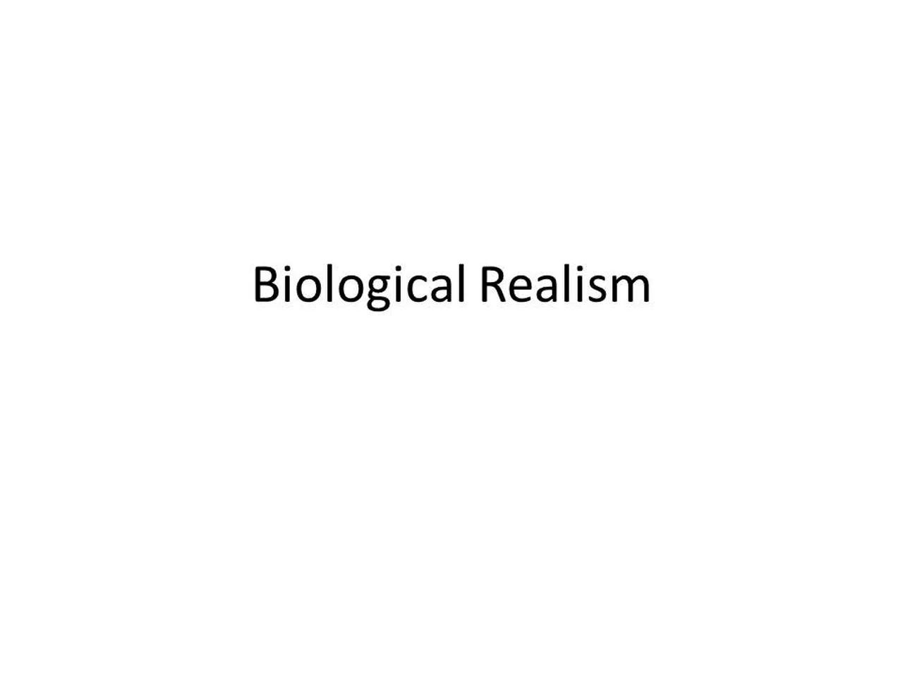 biological-realism