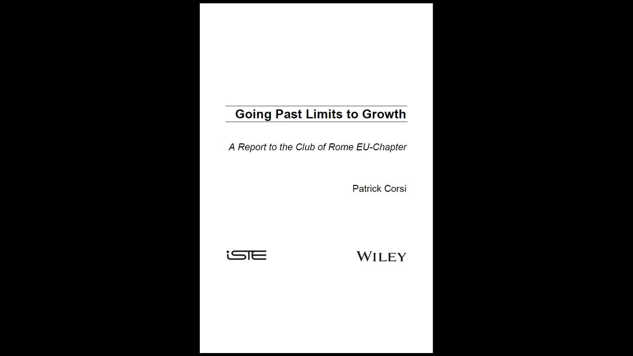 Going Past Limits to Growth (A Report to The Club of Rome) - by Patrick ...
