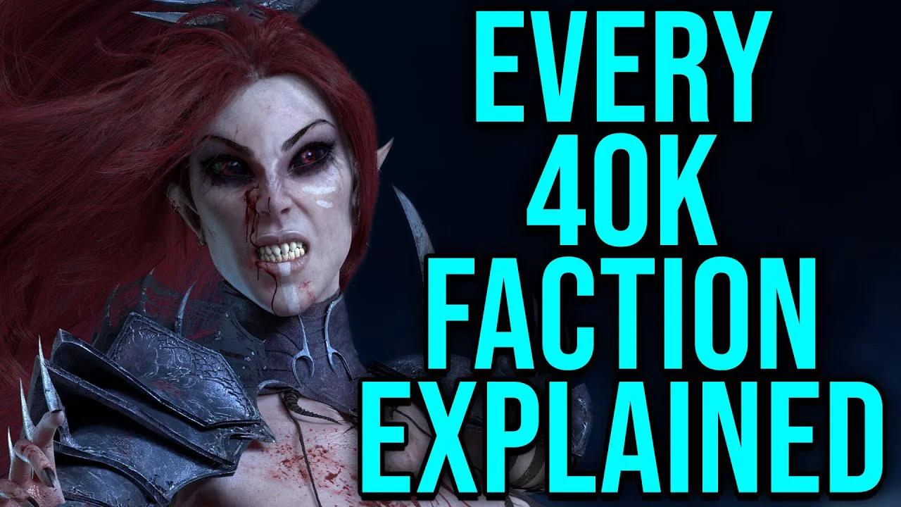 Every Single Warhammer 40k Wh40k Faction Explained Part 2