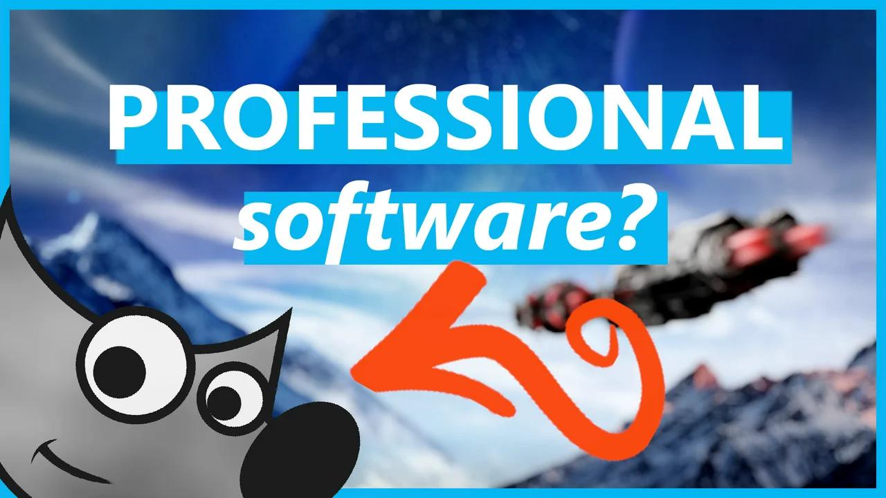 Is GIMP Professional Software?