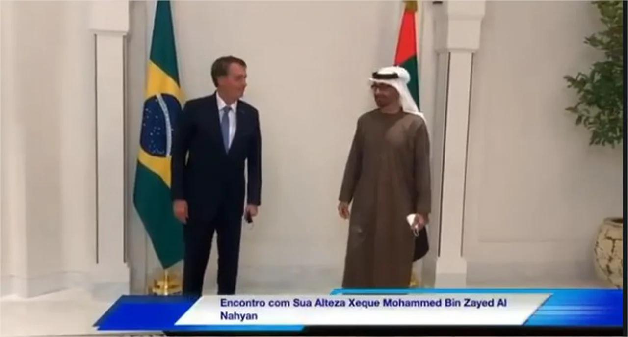 Bolsonaro em Dubai Encontro com Sua Alteza Xeque Mohammed Bin Zayed Al