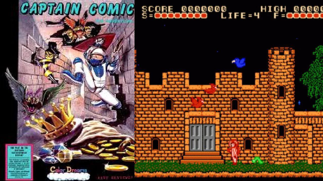 The Adventures Of Captain Comic (NES) Playthrough longplay retro video game