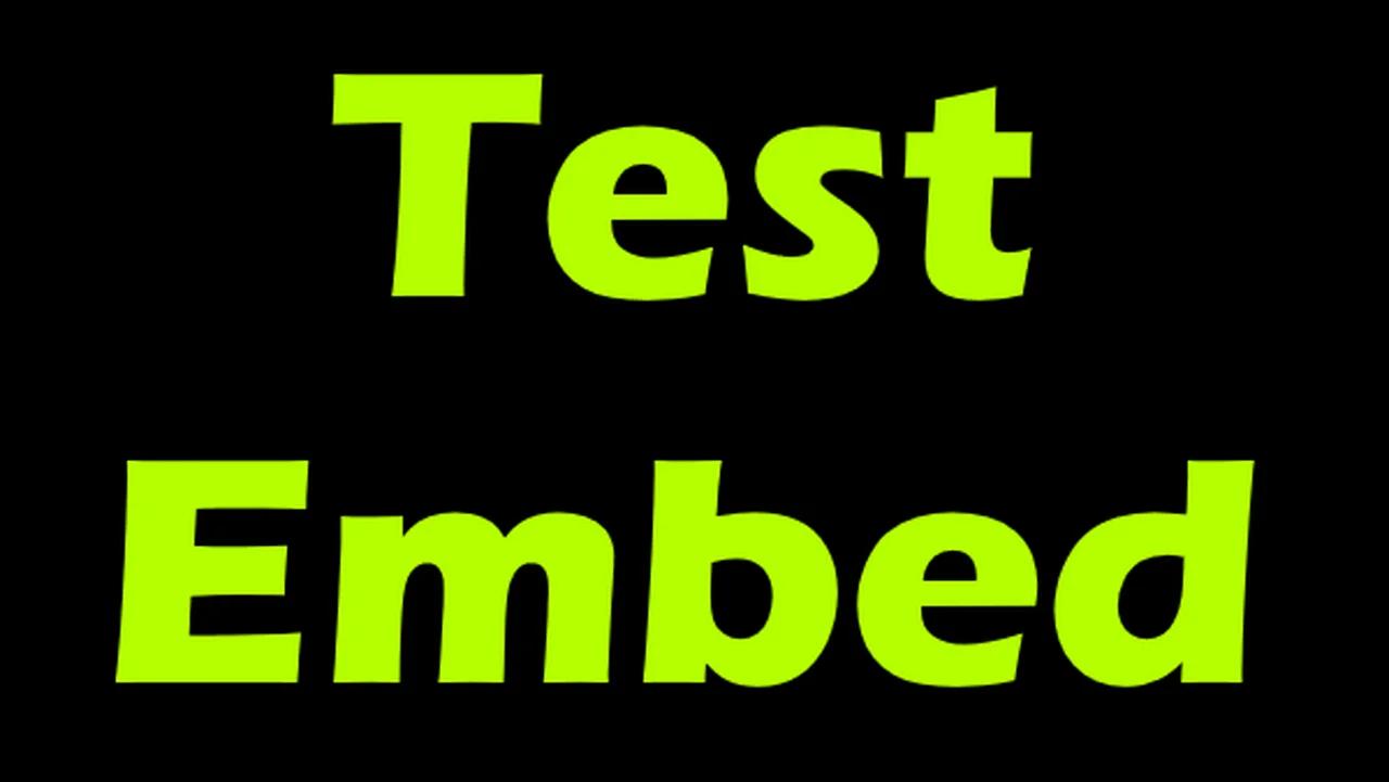 Test Embed