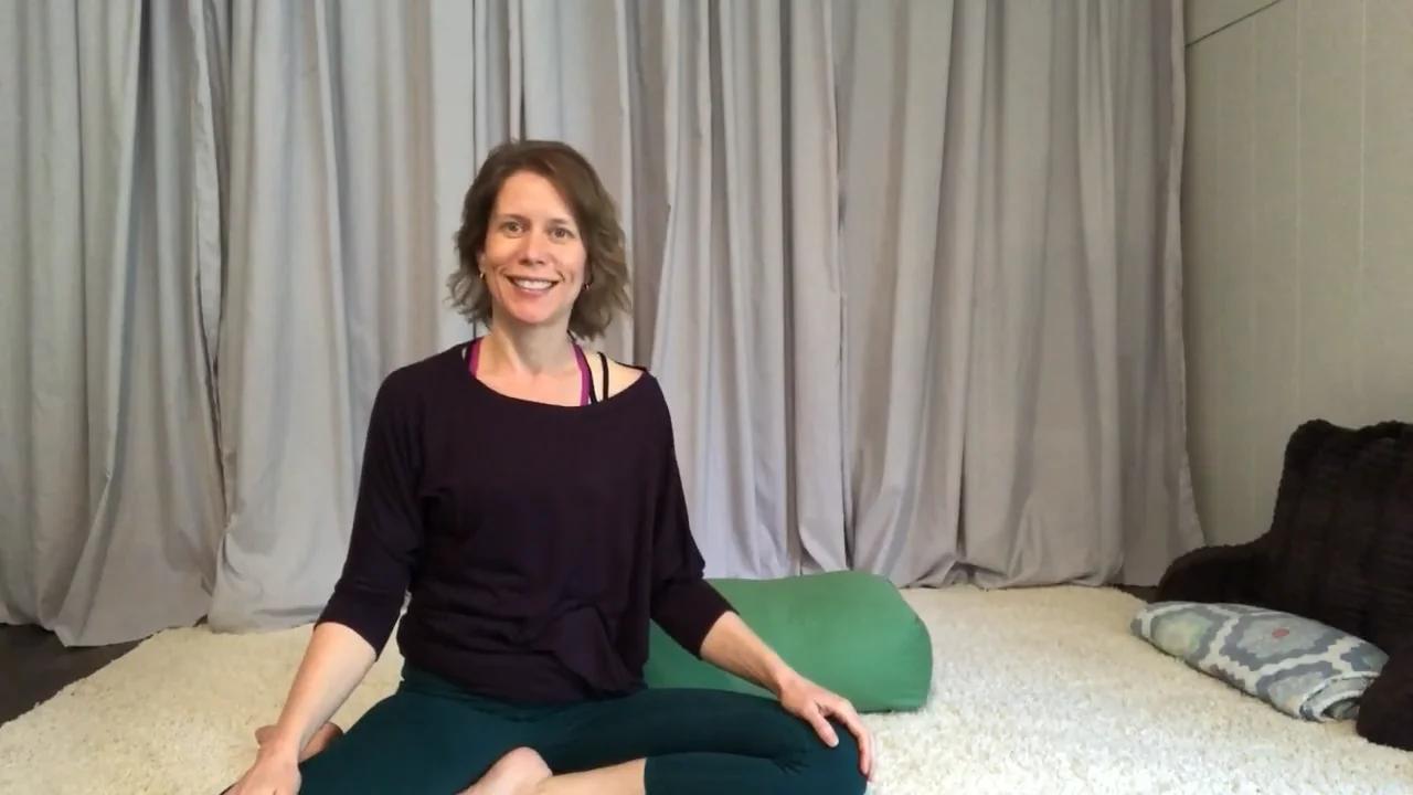 Modified Fish Pose aka Neck Stretch