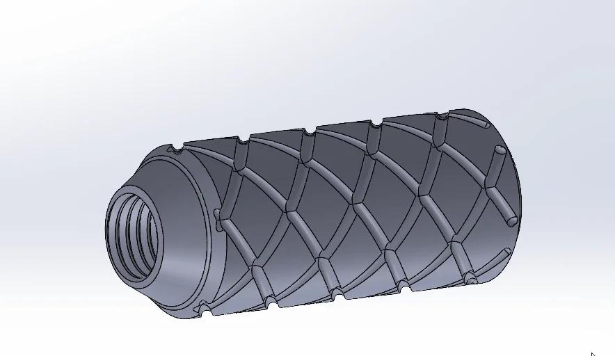 Simple 3 4 10 Muzzle Device Made For The Vmac99