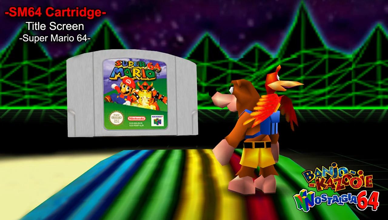 Banjo Kazooie Nostalgia 64 SM64 Cartridge