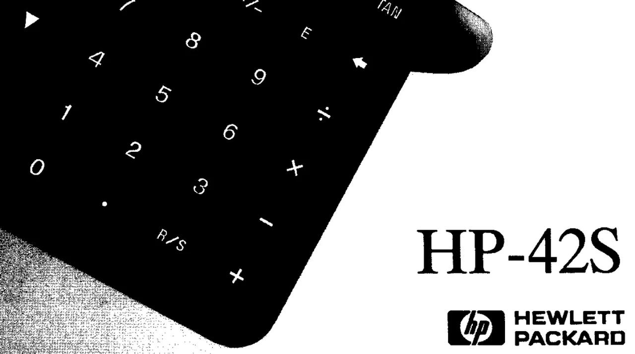 HP 42S Programming Examples and Techniques