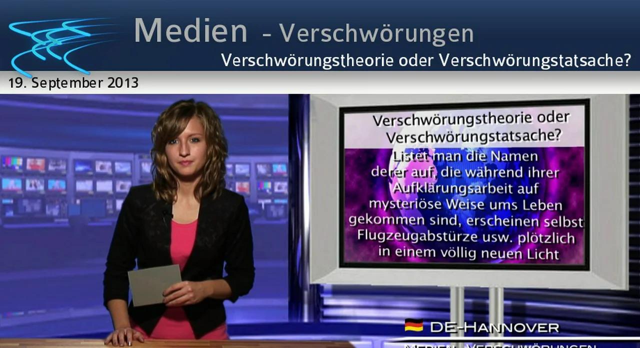 Verschwörungstheorie oder Verschwörungstatsache? 19. September 2013