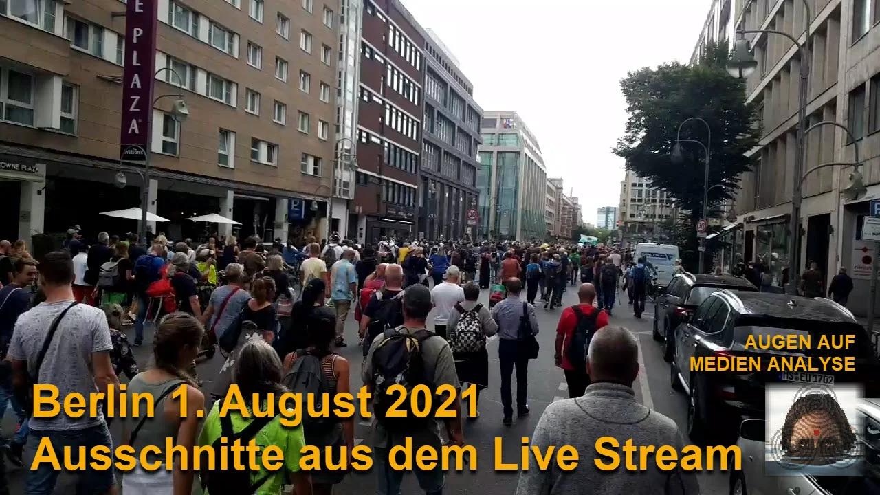 ⁣Berlin, 1. August 2021 - Ausschnitte aus dem Live Stream