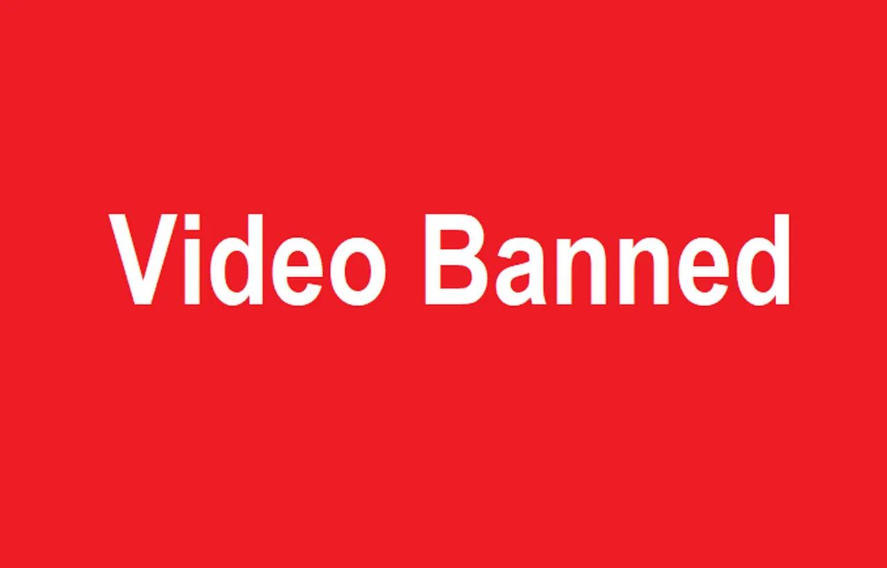 Video banned