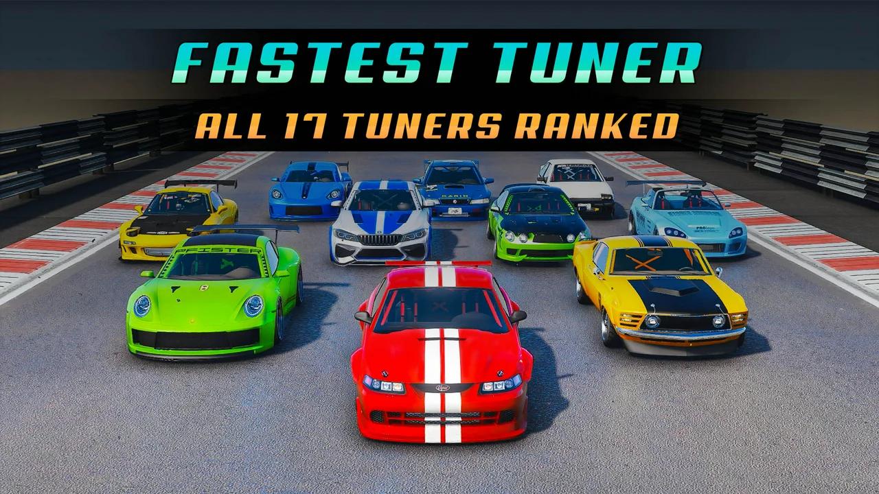 GTA 5 Which is the fastest TUNER? All 17 TUNERS Ranked LS Tuners DLC