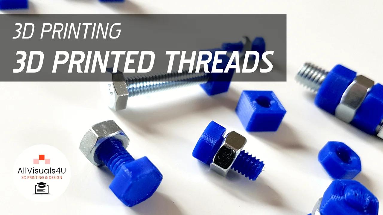 3D Printing Threads 3D Printed Thread Freecad Thread Tutorial