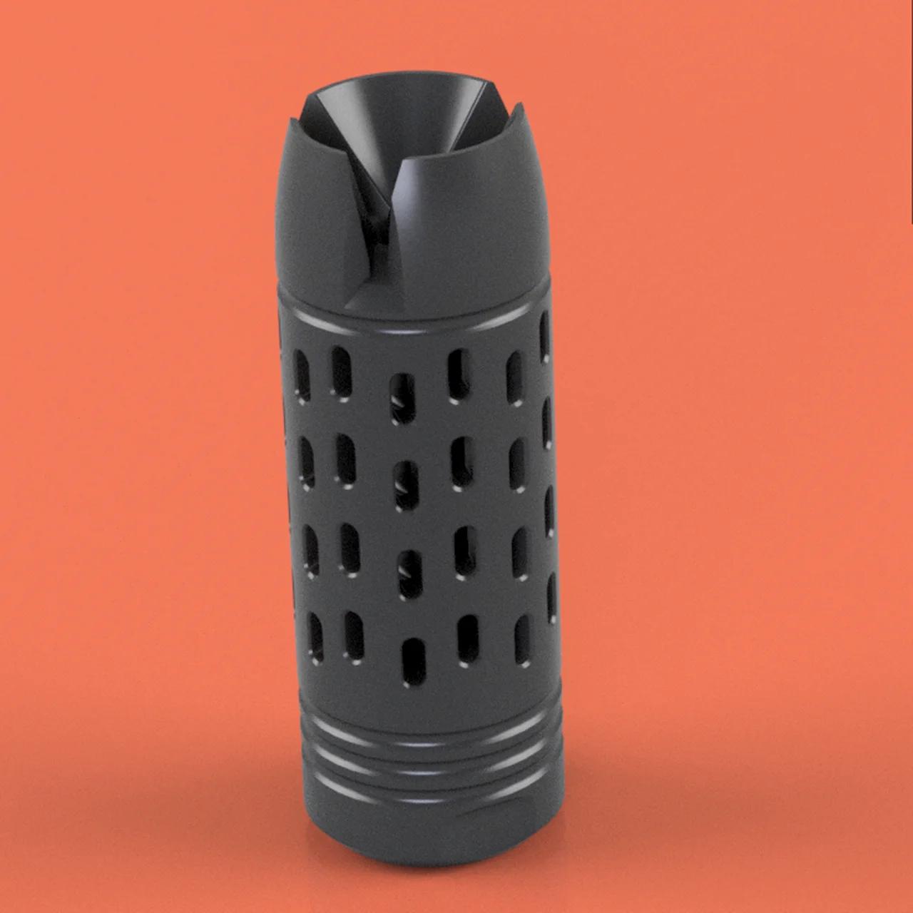 Slotted Caged Flash Hider