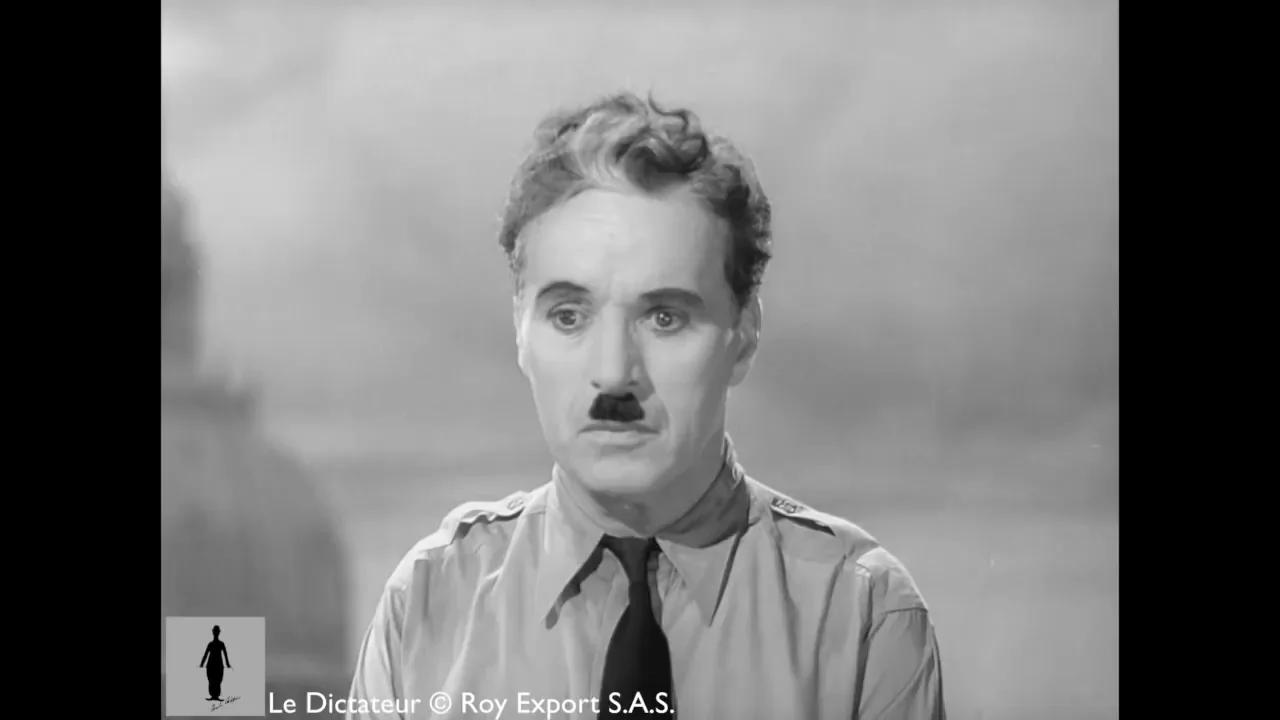 Charlie Chaplin - Le discours du Dictateur - sorti en 1940 - Français