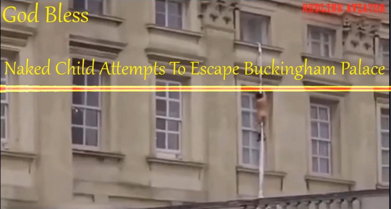 Does This Video Show a Naked Child Escaping Buckingham Palace
