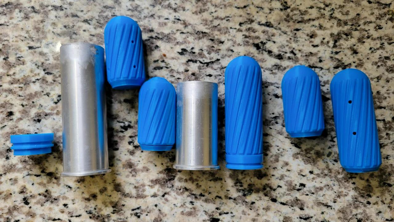 3D Printable 37mm projectiles for 3.0 and 4.5 inch casing