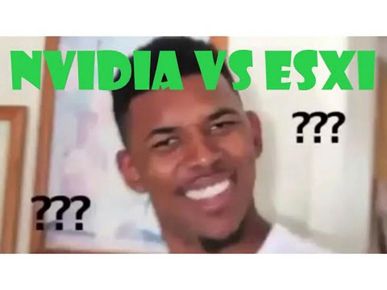Generic guide vmware esxi vs nvidia graphics passthrough 